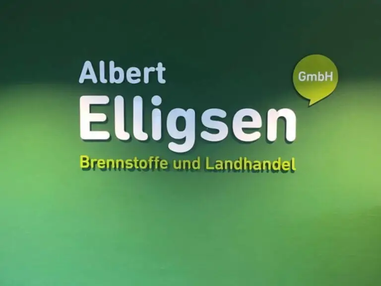 Ausgestanzte Buchstaben Logo Elligsen